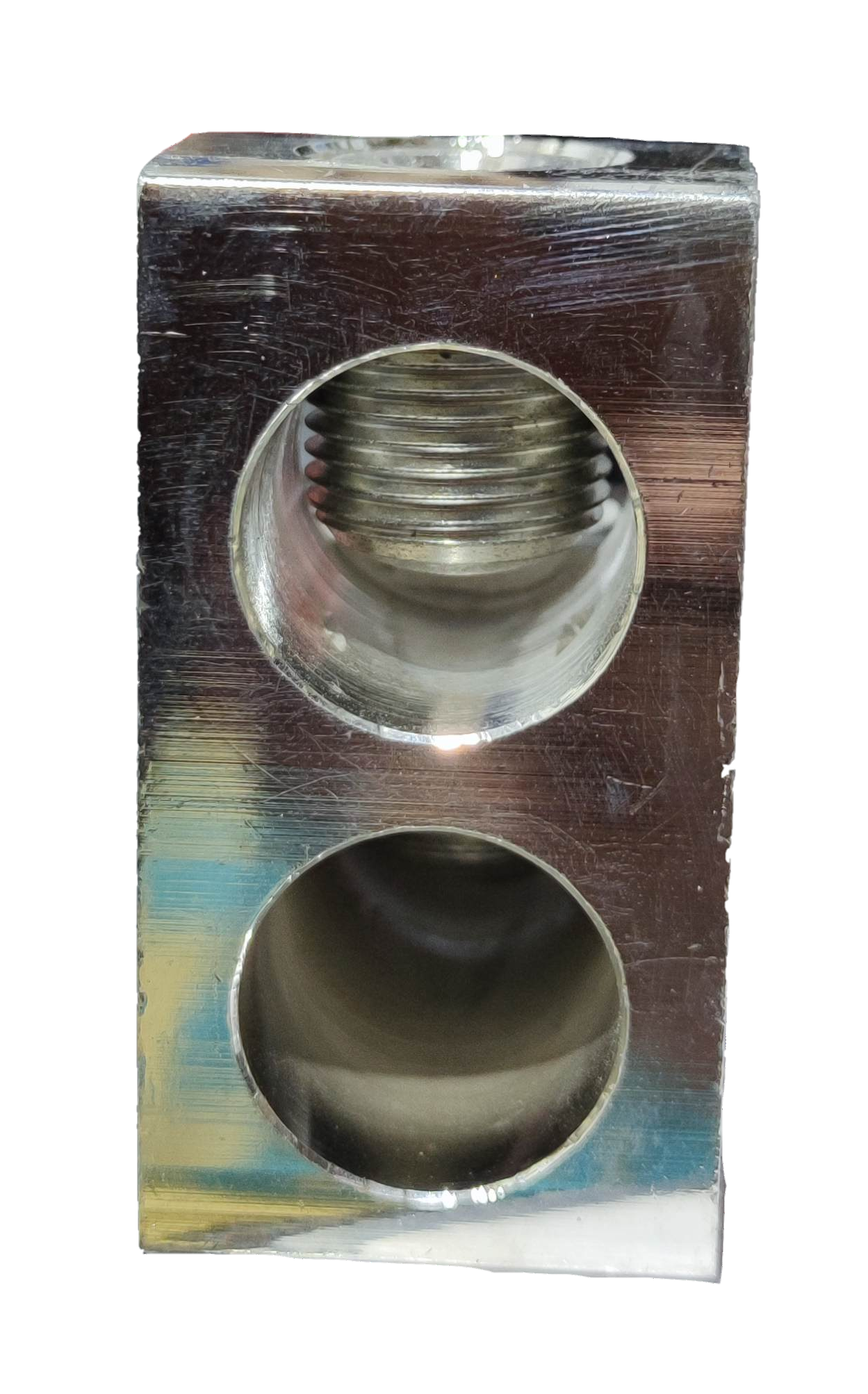 McGILL mechanical lug 50mm to 380mm electrical circuitry part with two circular openings