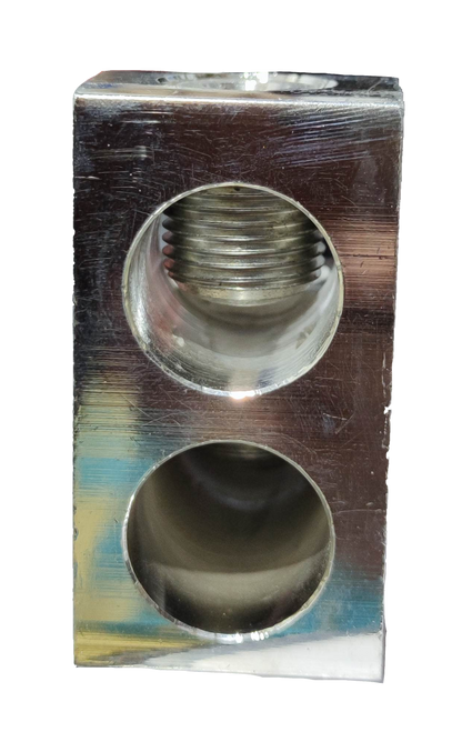 McGILL mechanical lug 50mm to 380mm electrical circuitry part with two circular openings