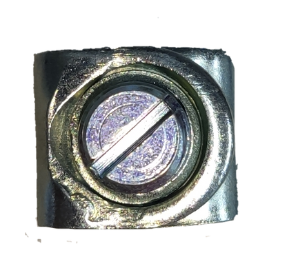 Close-up of mechanical lugs for GE bolt-on breaker showcasing durable metallic design