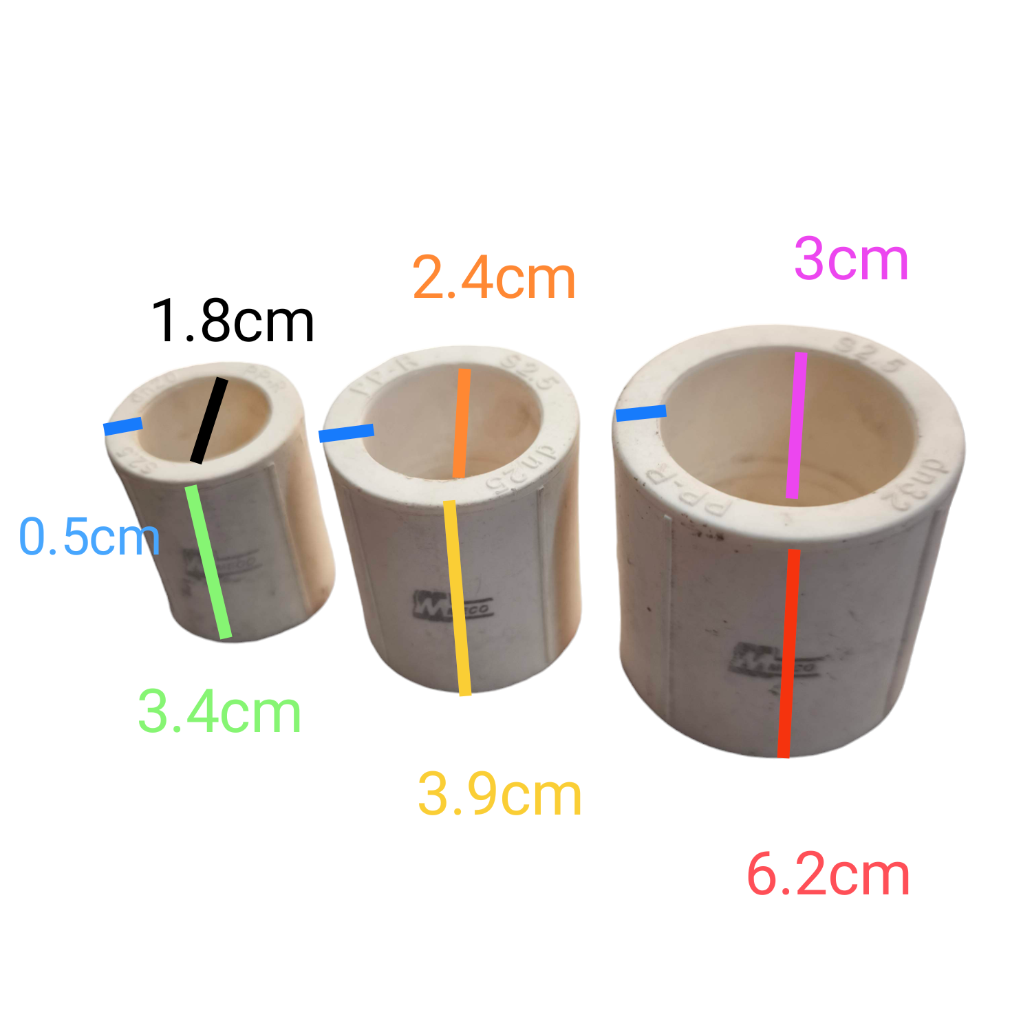 Meco PPR coupling 20mm 25mm and 32mm in three sizes for versatile plumbing applications