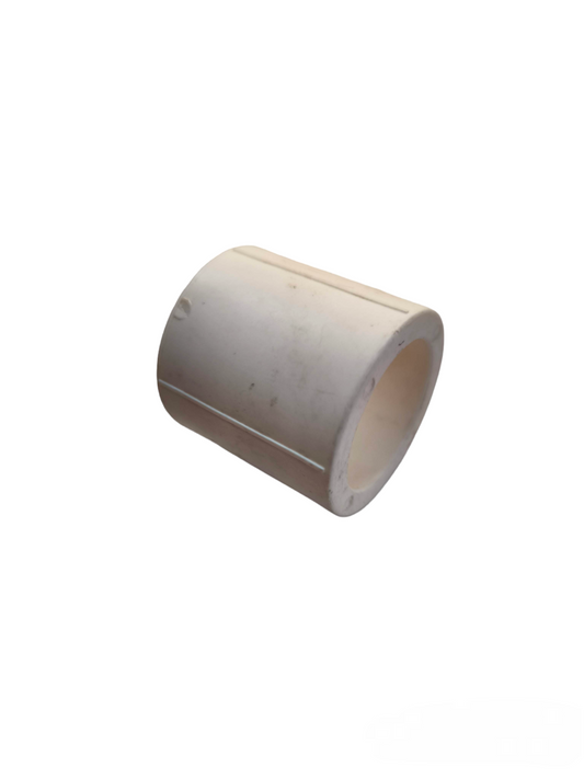 Meco PPR coupling S2.5 white pipe accessory for connecting pipes in plumbing systems