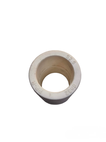 Meco PPR coupling S2.5 white pipe accessory for plumbing and pipe connections