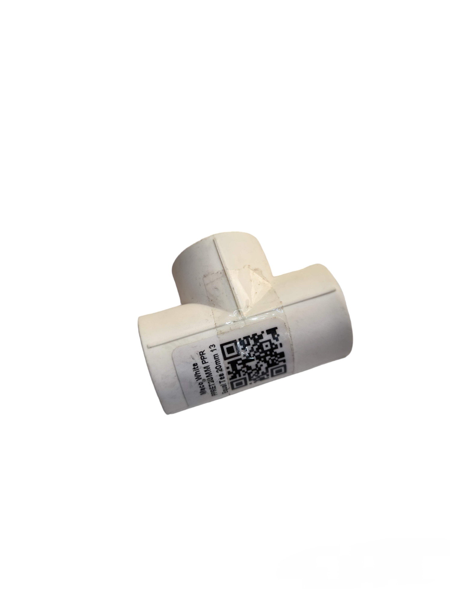 Meco PPR tee coupling 25mm white pipe fitting for plumbing and pipe connections