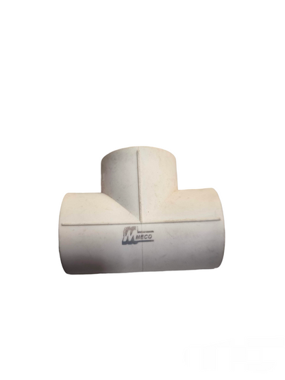 Meco PPR tee coupling 25mm white pipe fitting for plumbing and water systems