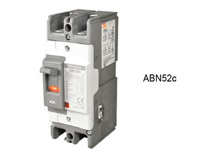 LS MCCB 15A 2 Pole 30Kaic 250V LS ABN52c molded case circuit breaker with ON switch and terminal