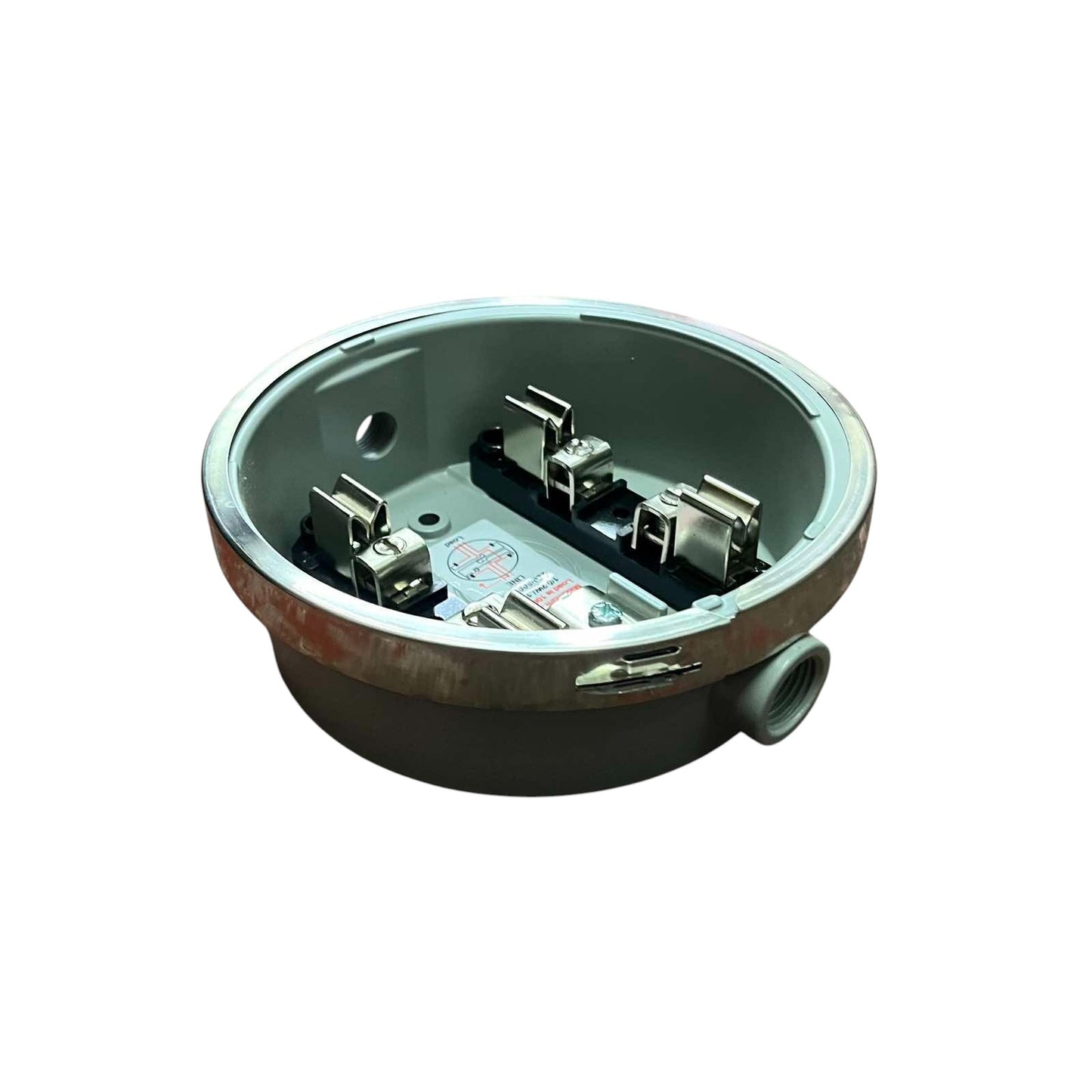 Cirtech Round Meter Base 1/2 ", Electrical Meter Base, KWH Meter Base 4 Jaws