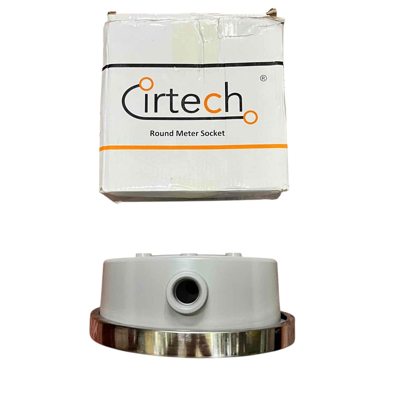Cirtech Round Meter Base 1/2 ", Electrical Meter Base, KWH Meter Base 4 Jaws