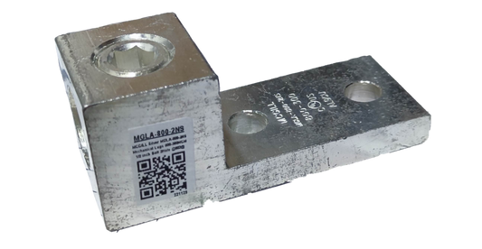 McGILL Mechanical Lugs 800MCM 2 Holes aluminum electrical connector for heavy-duty wiring