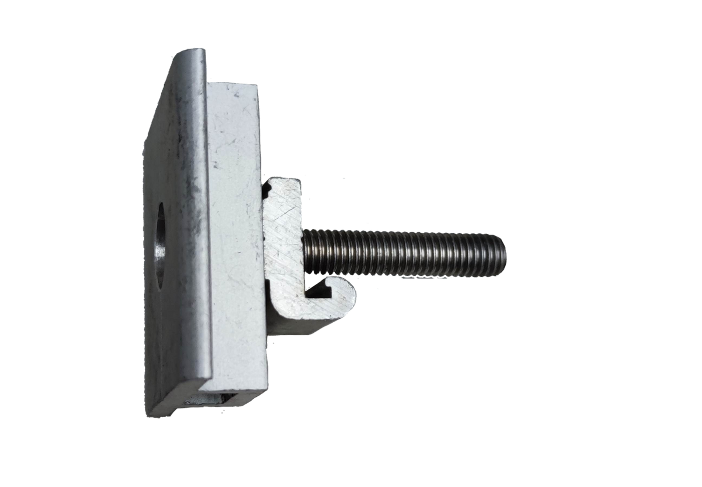 Durable middle clamp for solar panel bracket designed for secure mounting and stability