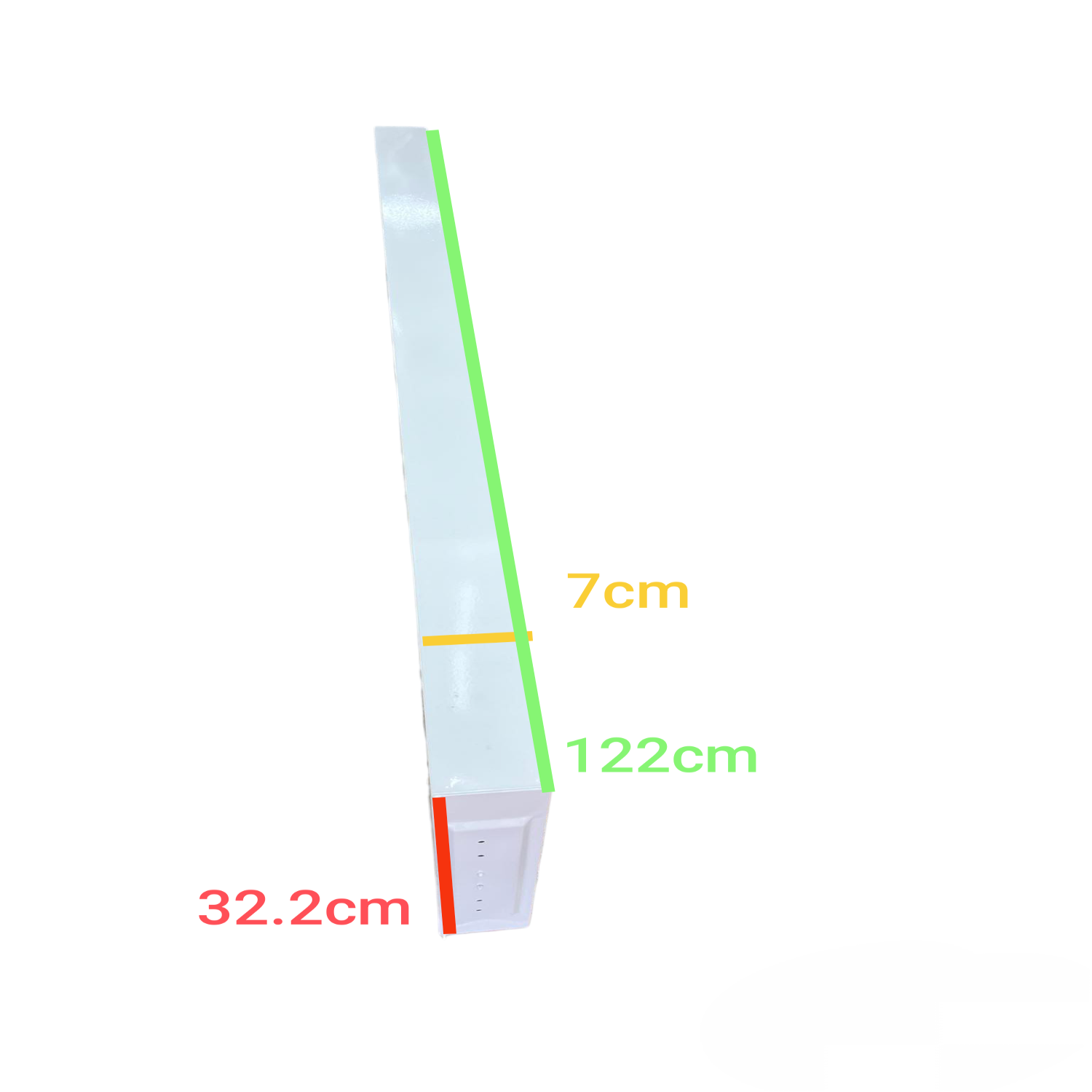 Light Master Ceiling Light Fixture in Modern Design with a Slim Profile, 122cm Length