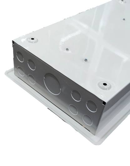 Miniature Circuit Breaker Panel With 12 Branches white metal enclosure by Electx Electrical Supply