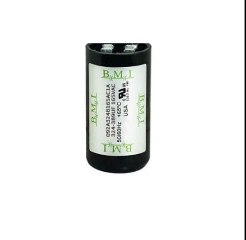 BMI Motor Capacitor 324-389uf 165V for efficient electrical performance in machinery