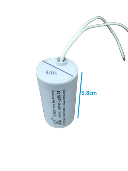 Syscap Motor Running Capacitor 250 VAC for reliable electrical circuit performance