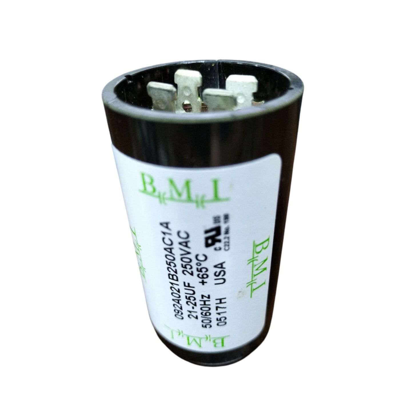 BMI Motor Starting Capacitor 21-25uf 250v for reliable motor performance in electrical systems