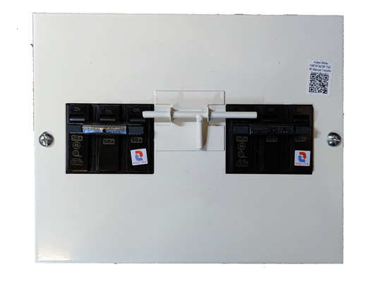 MTS 40A 3 Pole Three Phase electrical circuit breaker panel by Koten and GE