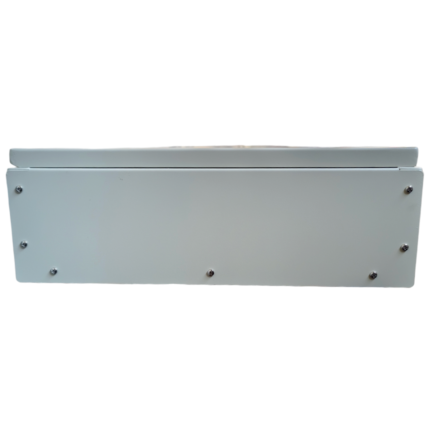 Royu MTS Main MCCB 125AF 2pole Panel Board in white metal casing for electrical circuitry