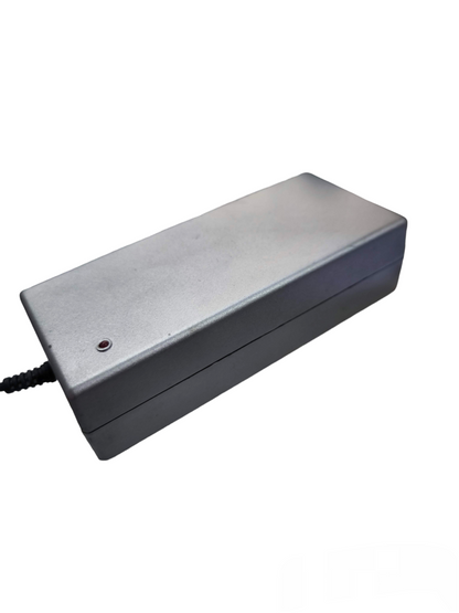 China made power adaptor Power Supply Multiple Voltage 3500mA with rectangular gray casing and indicator light