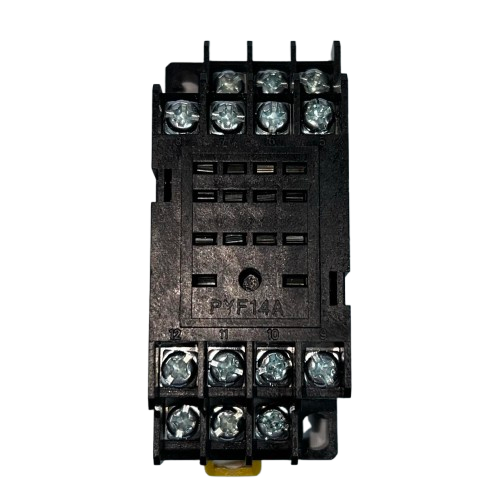 MY4 socket DIN rail mount 14 Pins featuring sturdy connections for reliable electrical circuitry