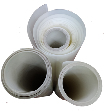 Three rolls of Mylar Insulation Paper 007 in white, ideal for insulation and protection applications