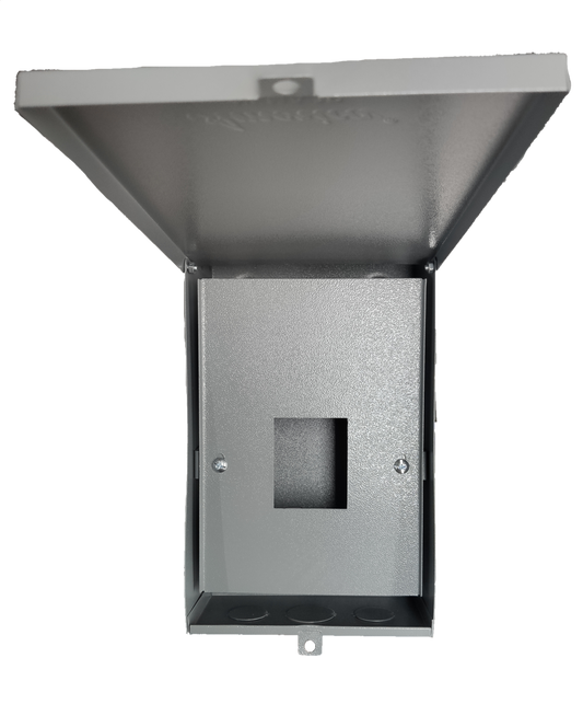 Nema 3R Panel Board Housing by Electx Electrical Supply with hinged cover and rectangular cutout