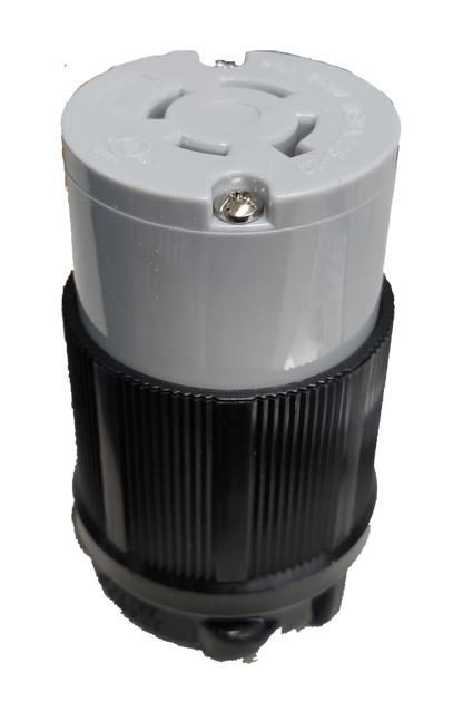 Grippes NEMA L15 250V industrial plug designed for heavy-duty electrical applications
