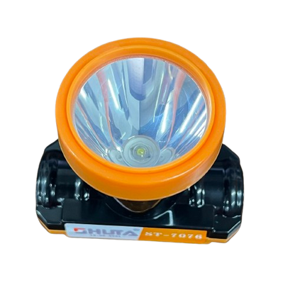 Shuta Head Lamp 74mm X 74mm X 50mm with orange rim and clear reflector for lighting