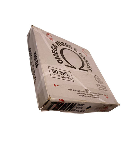 Omega 10 AWG electrical wire roll THHN Stranded for reliable electrical connections and projects