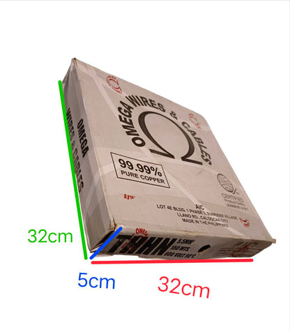 Omega 10 AWG electrical wire roll THHN Stranded, pure copper for reliable electrical connections