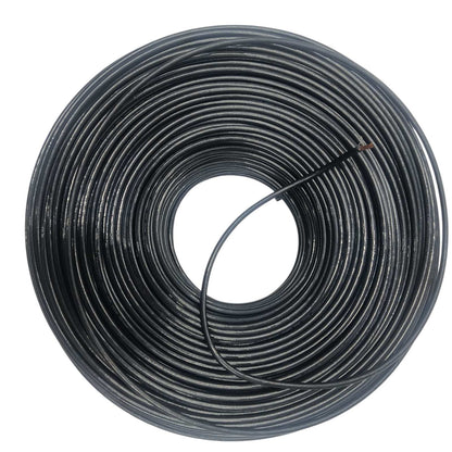 Omega 10 THHN Stranded Wire Black coiled wire for electrical wiring applications