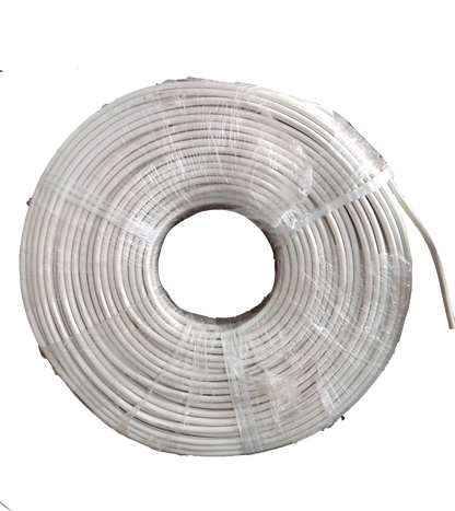 Flat Cord AWG 12 White 1Roll showcasing durable electrical wiring for versatile applications