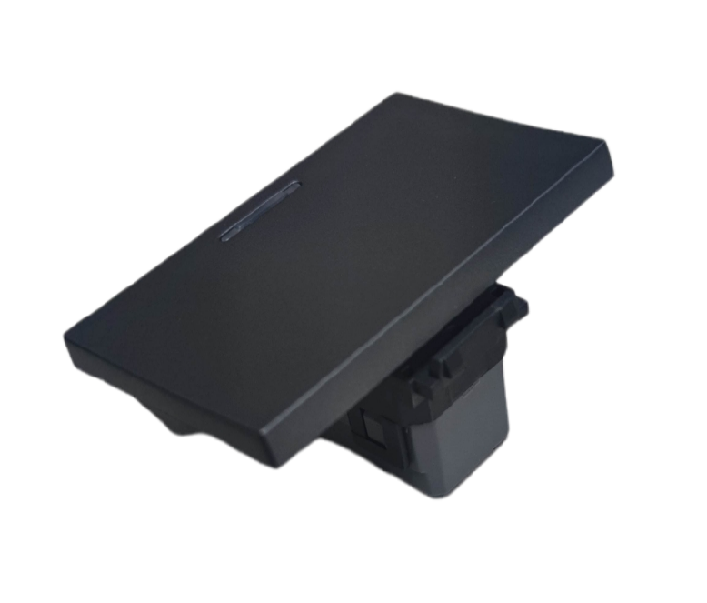 Omni 1 way light switch 16A 3 Device in sleek black design for modern interiors