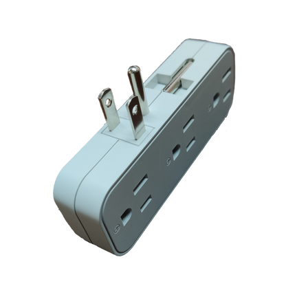 Omni 10A 250V multi socket adapter with multiple outlets for various electrical devices