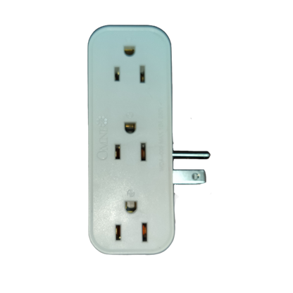 Omni 10A 250V multi socket adapter with multiple outlets for convenient power access