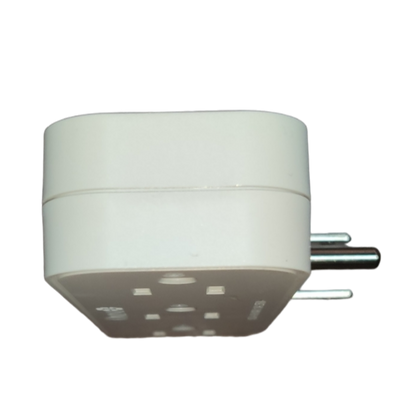 Omni 10A 250V multi socket adapter designed for versatile power connections