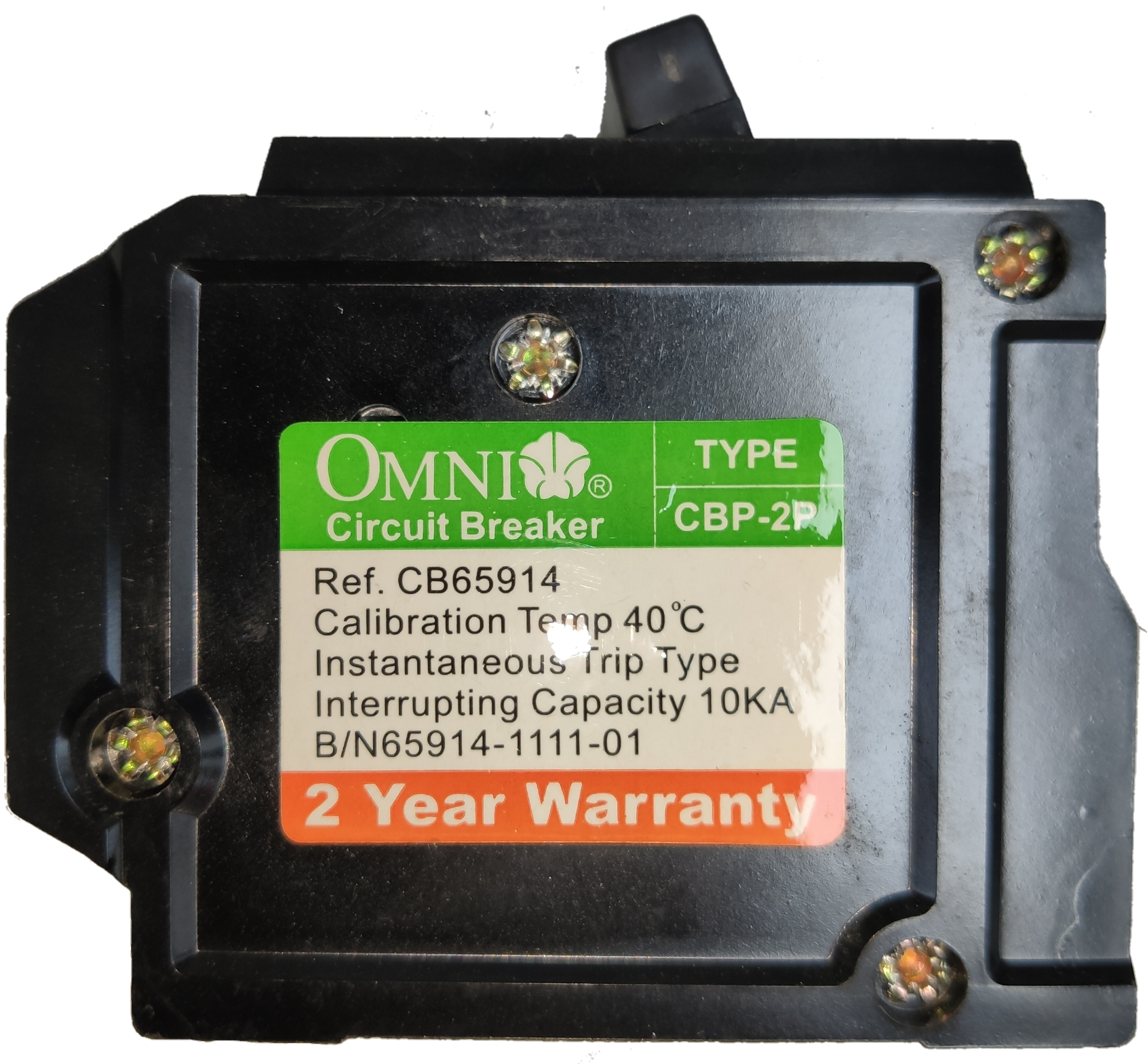 Omni 30A Circuit Breaker Plug-in Type with 2 year warranty and 10KA interrupting capacity