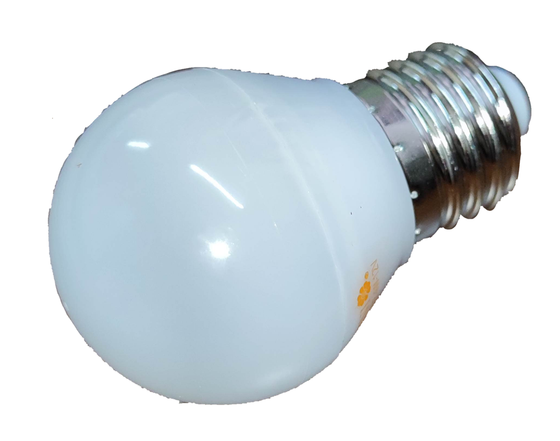 Omni 4W LED E27 12V bulb 6500K with a smooth white finish for bright lighting