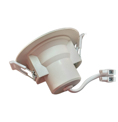Omni 8W LED Down Light 4000K white recessed ceiling light with mounting clips and connector