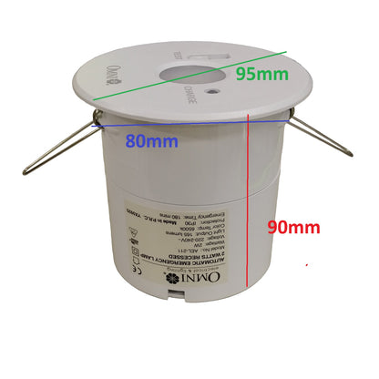 Omni AEL-211 emergency lamp 240V with compact design and easy installation features