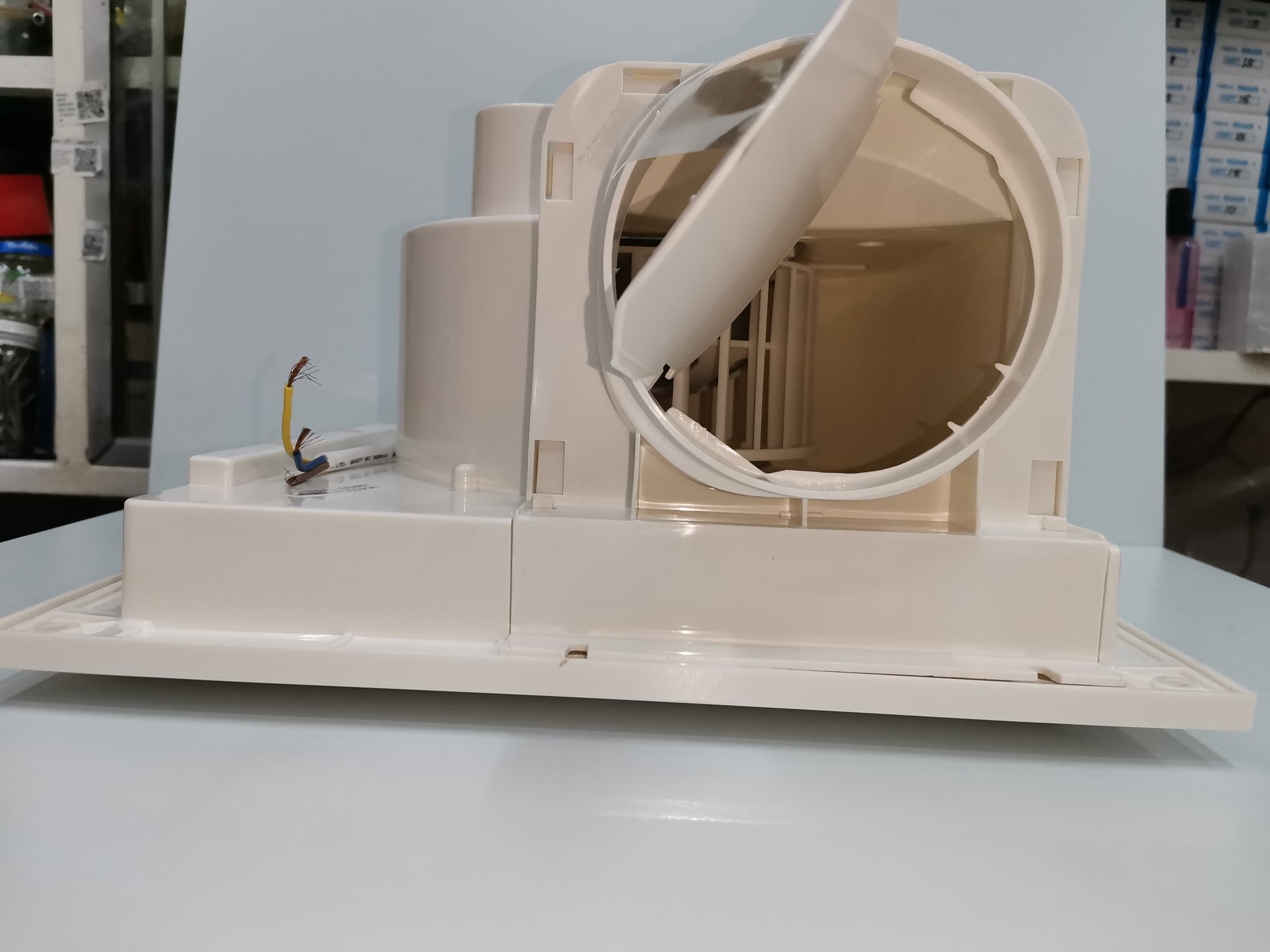 Omni ceiling mounted duct fan 220V 8 inches designed for efficient ventilation in various spaces