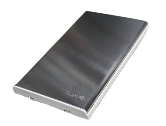 Omni chrome blank plate cover for power points switches and plugs with sleek metallic finish