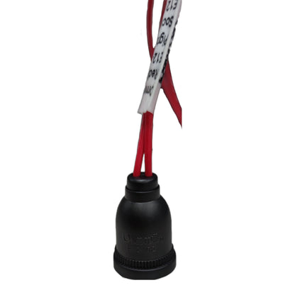 Omni E12-102 rubber socket for lighting installation with durable and flexible wiring