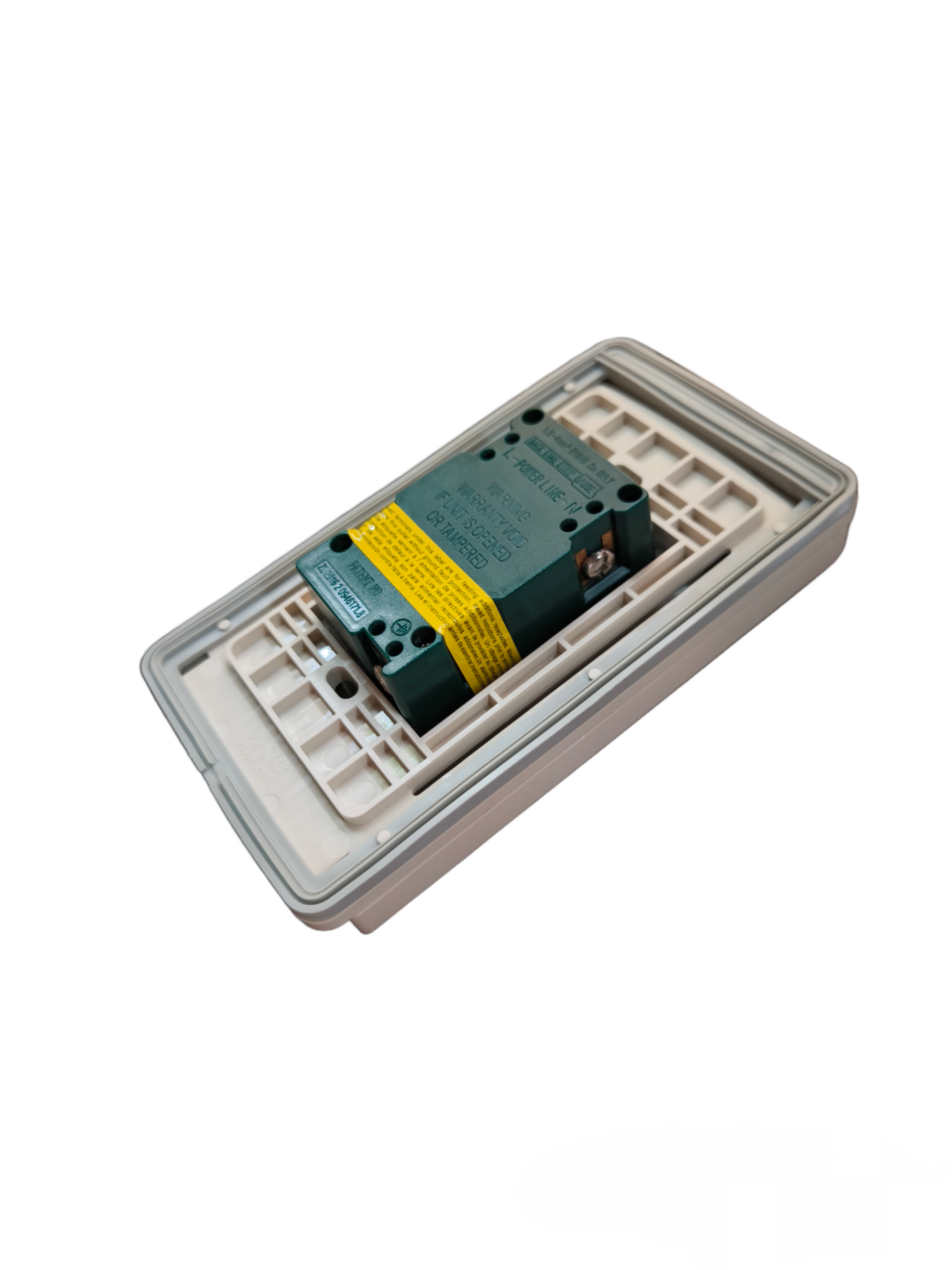 Omni and Royu GFCI Duplex Outlet 20A 250V with protective casing and wiring terminals