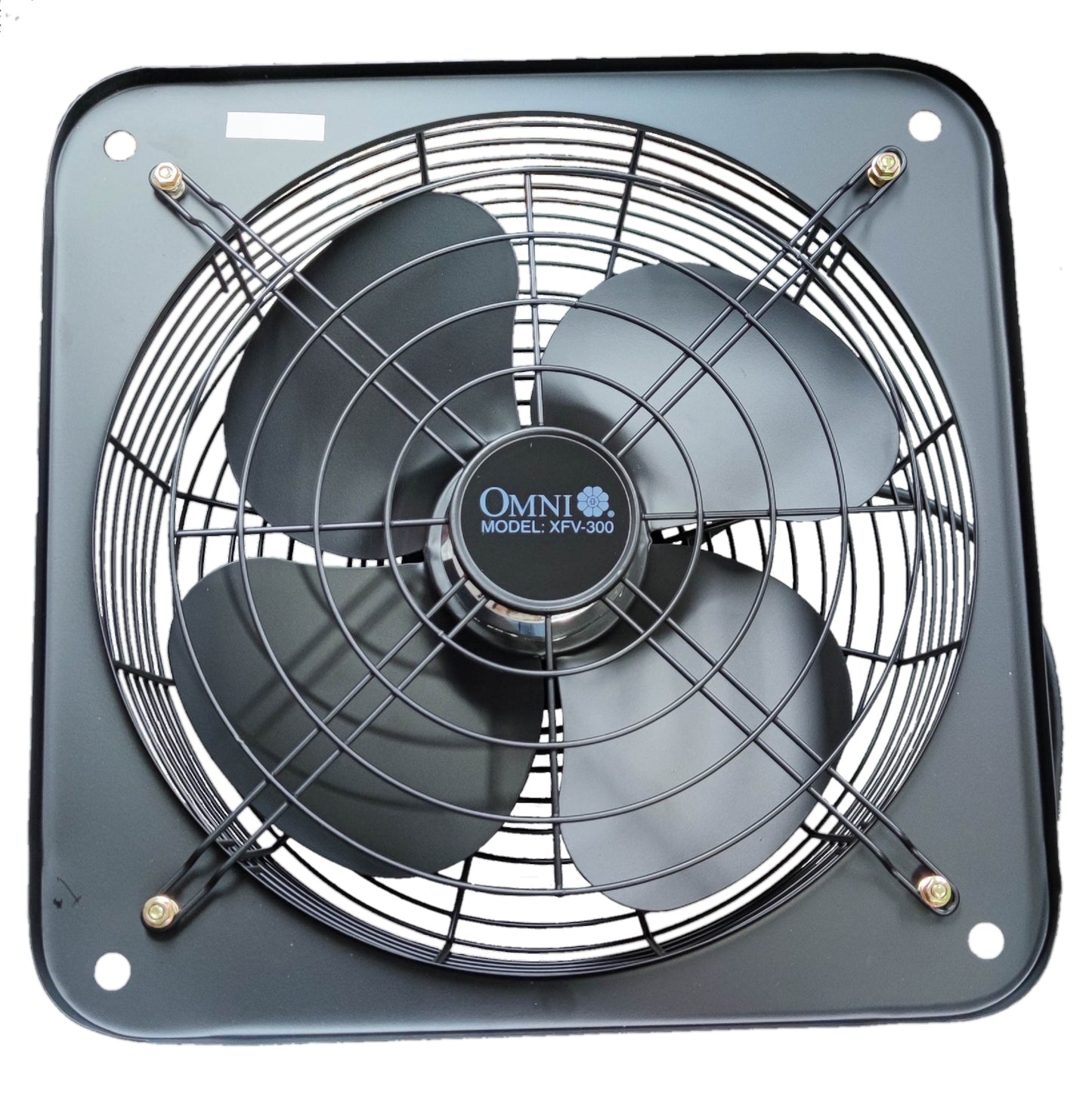 Omni Industrial Exhaust Fan 12 Inches with Metal Frame and Efficient Blades for Ventilation