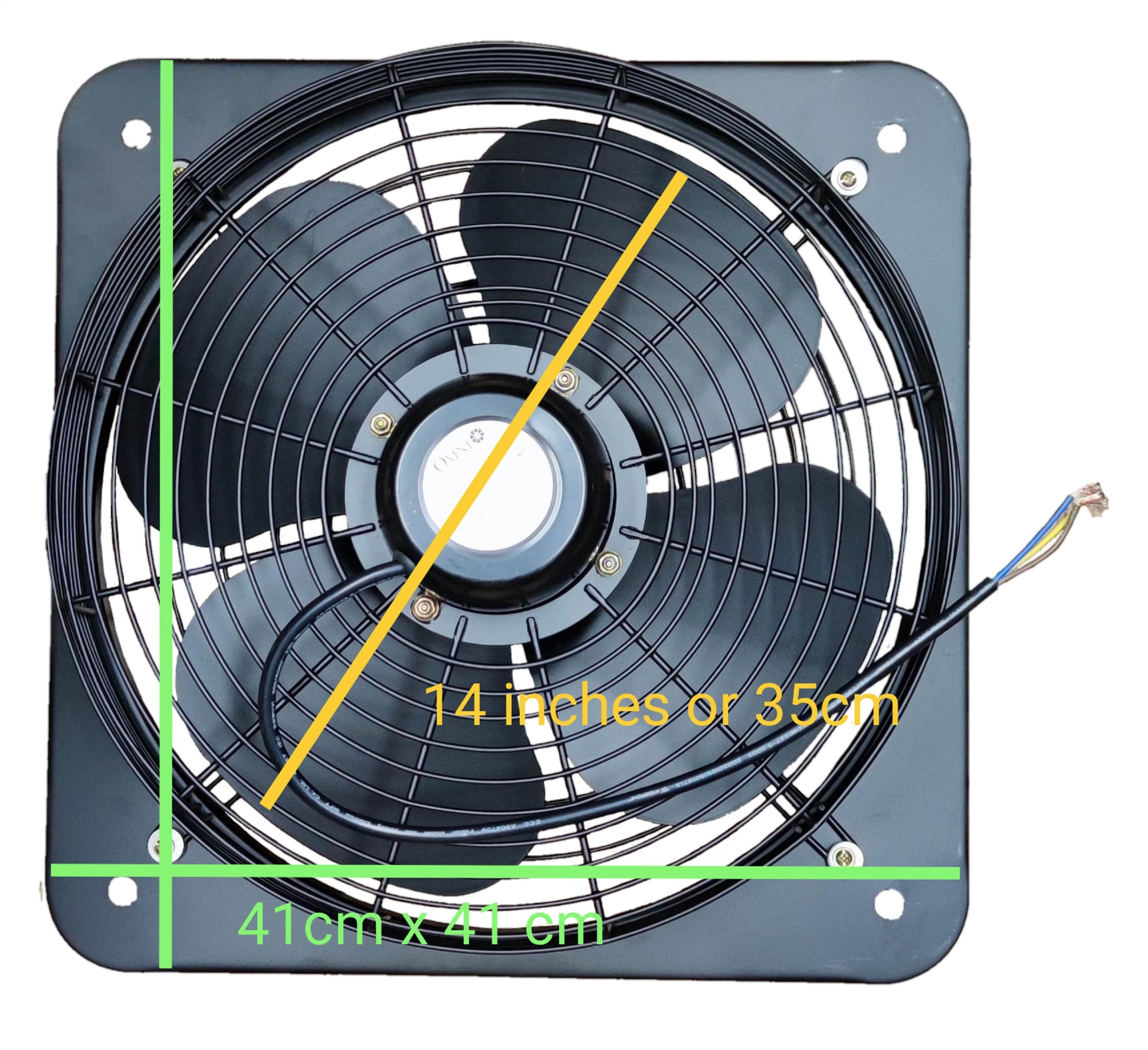 Omni industrial exhaust fan 14 inch with durable design and efficient airflow for ventilation systems