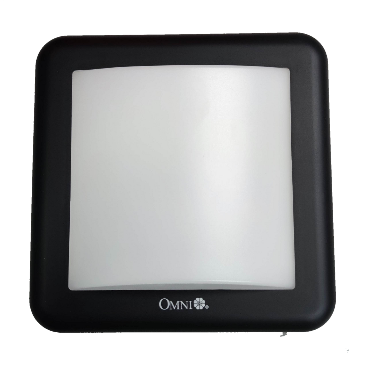 Omni IP65 outdoor LED wall lamp 2700K with a sleek black design for versatile outdoor lighting
