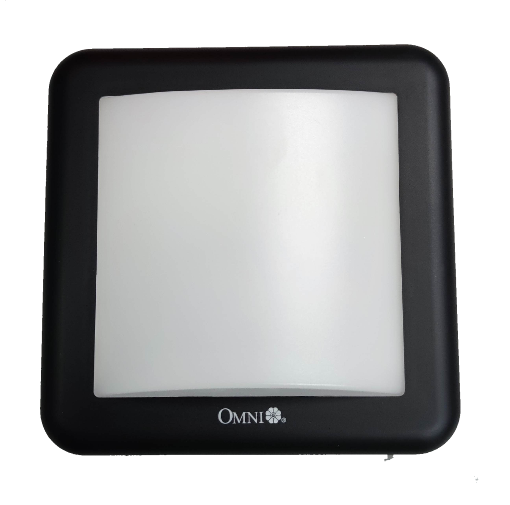 Omni IP65 outdoor LED wall lamp 2700K with a sleek black design for versatile outdoor lighting
