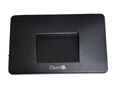 Omni LED wall light IP65 LWL-3WS1-WW in sleek black finish, perfect for outdoor or indoor lighting