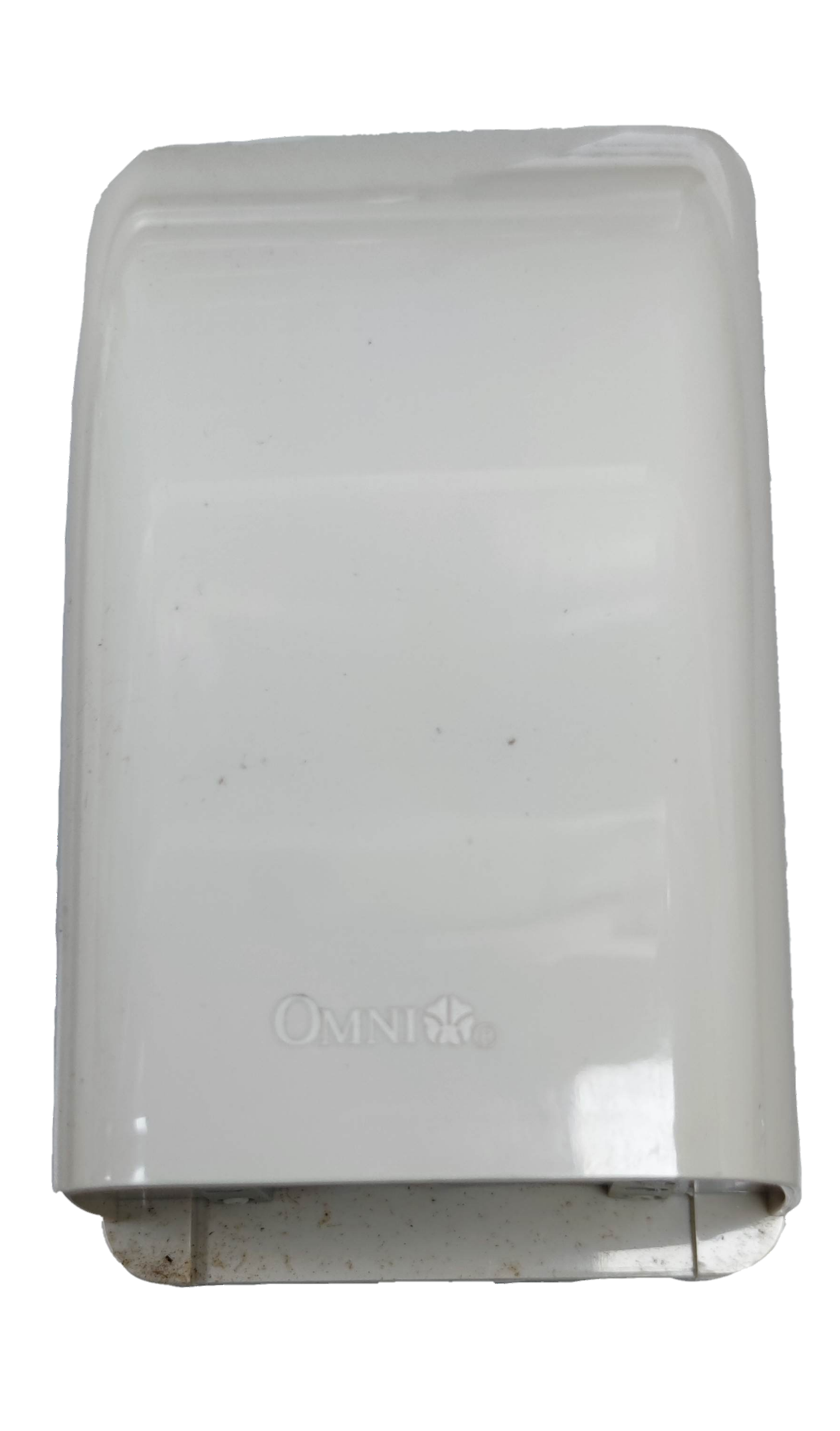 Omni outdoor electrical box cover 1-3 gang in durable white material for weather protection