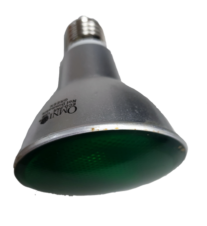 Omni Par 30 15W Green CFL E27 compact fluorescent bulb with green reflector and E27 base