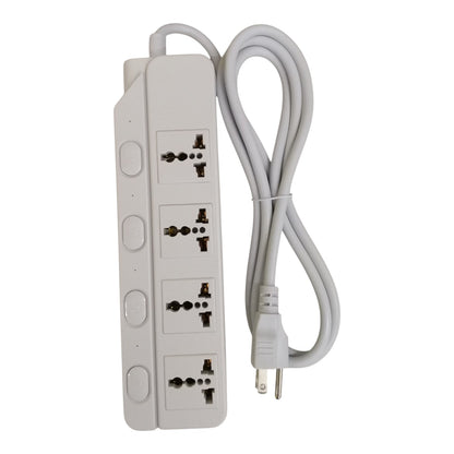Omni 5 Gang Extension Cord  Universal 6 Feet with Individual Switch, Power Strip 5 Socket  10A 220V WED-350-PK